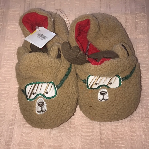 boys christmas slippers